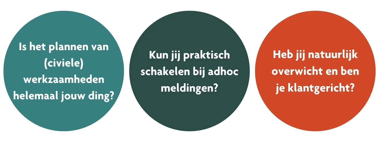 Is het plannen van (civiele) werkzaamheden helemaal jouw ding
