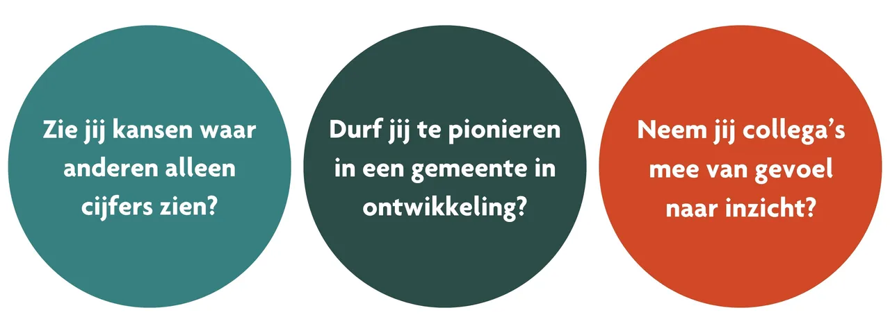 Zie jij kansen waar anderen alleen cijfers zien Zie jij kansen waar anderen alleen cijfers zien