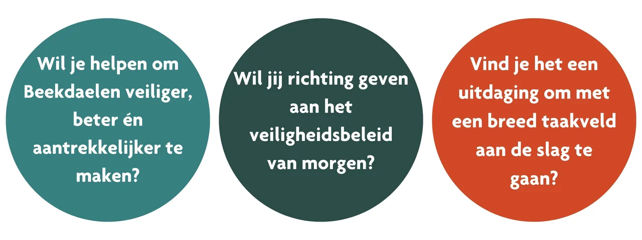 Wil je helpen om Beekdaelen veiliger, beter én aantrekkelijker te maken Wil je helpen om Beekdaelen veiliger, beter én aantrekkelijker te maken